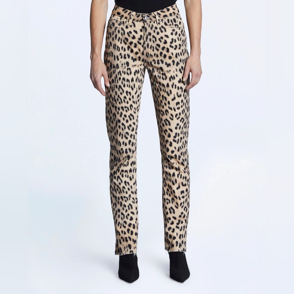 KSUBI cheetah Leopard Print skinny denim size 26